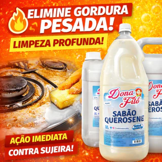 Sabão Querosene Dona Filo Limpeza Pesada Removedor de Gordura Multiuso Alta Performance Envio Já em Oferta na Shopee