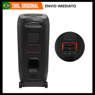 JBL PartyBox 720, Som JBL Pro superior, Show de luzes futurista, Até 15 horas de reprodução.