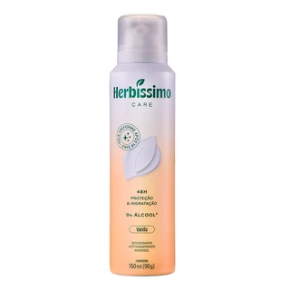 Desodorante Aerossol Antitranspirante Herbissimo Care Vanilla 150ml