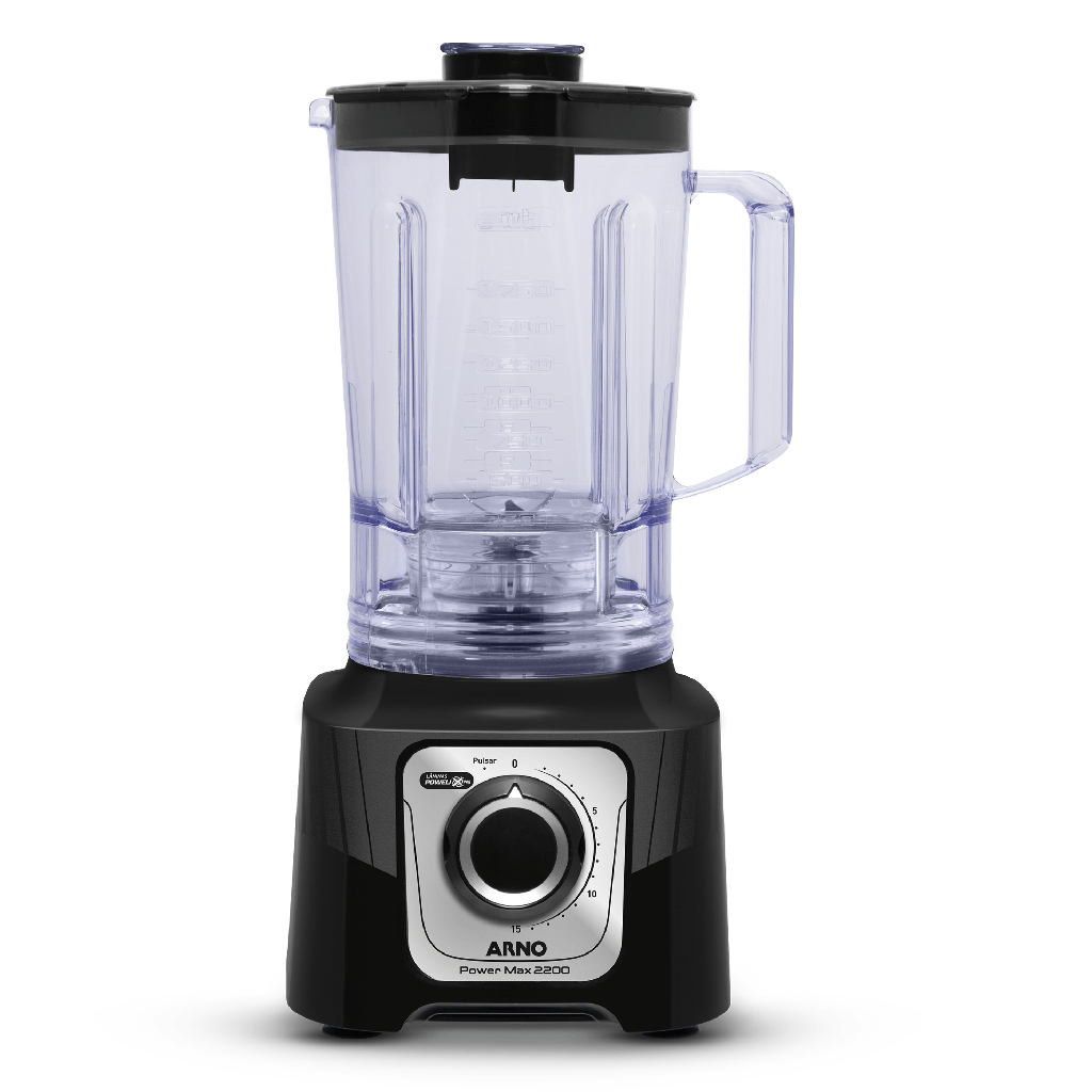 Liquidificador Arno Power Max 2200W 127V Preto 3,1L 15 Veloc