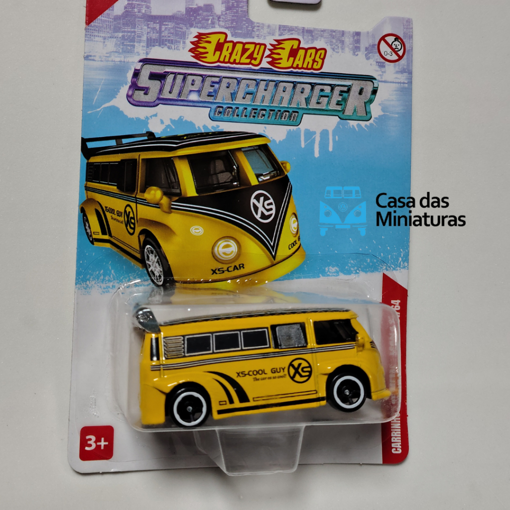MINIATURAS CRAZY CARS (TAG TOYS) DIVERSOS MODELOS E CORES - NOVOS