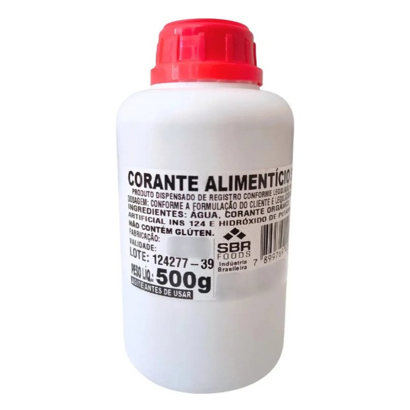 Corante Carmim Alimentício Linguiças E Carnes Conatril 500gr