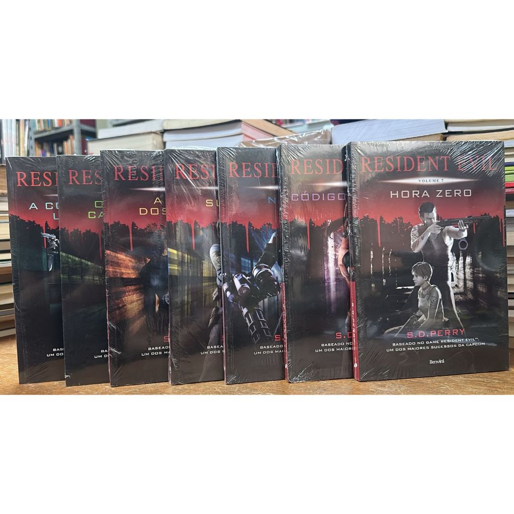Resident Evil - 7 Volumes - S. D. Perry | Shopee Brasil