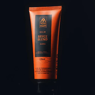 Balm Fortificante Hidratante Para Barba Com Biotina Vitamina E Fortificantes Bryce Blend 120ml YMG