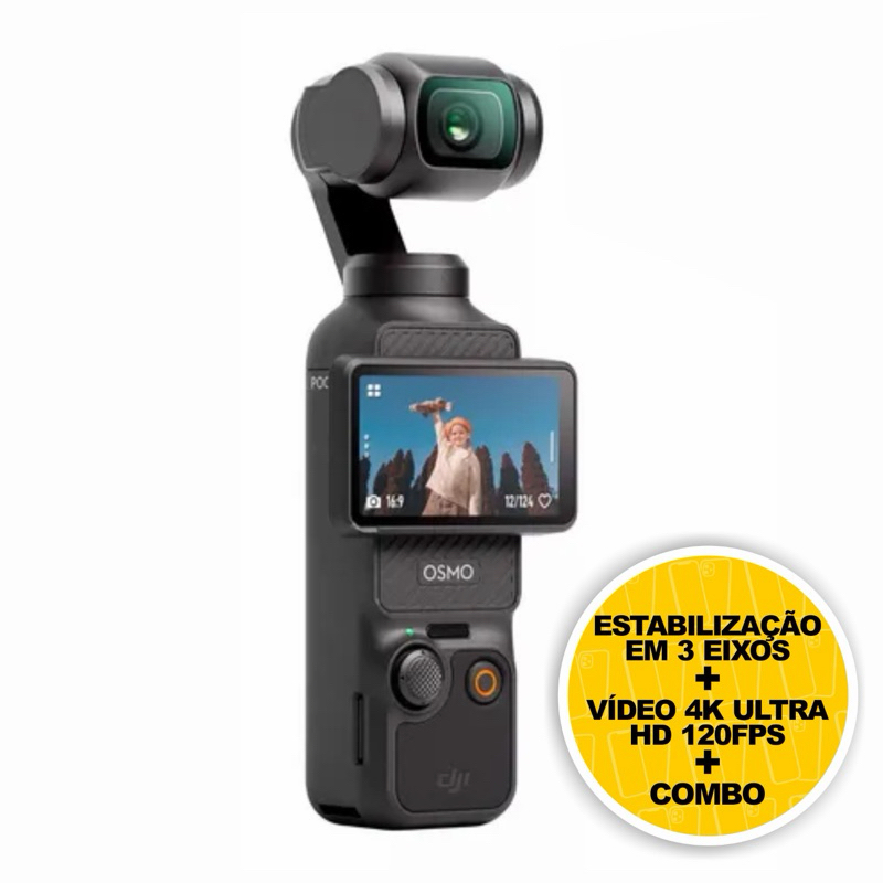 Câmera DJI Osmo Pocket 4 Creator Combo BR - Lançamento | Shopee Brasil