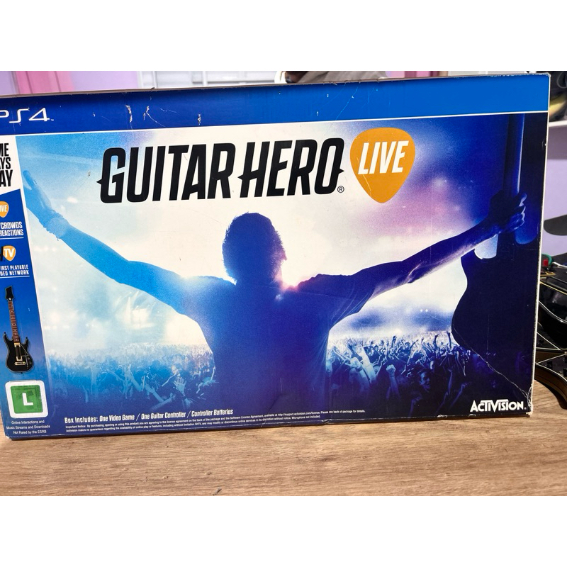 🎸 Guitarra Guitar Hero Live para PlayStation 4 + Caixa Original