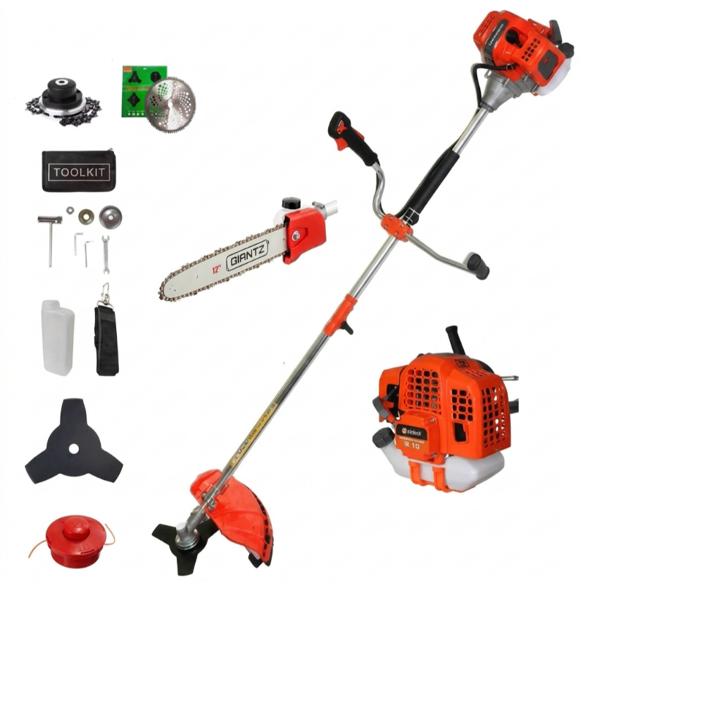 Roçadeira Robusta 75CC Potente 3,5HP motor 2 tempos à gasolina
