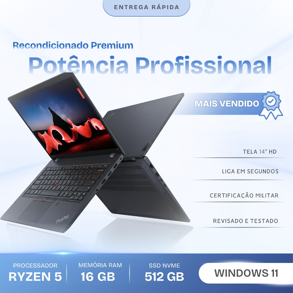 Lenovo/8th i5/Win11/Office2021/SSD③ Notebook Lenovo 8GB SSD 256GB em Promoção na Shopee Brasil 2026