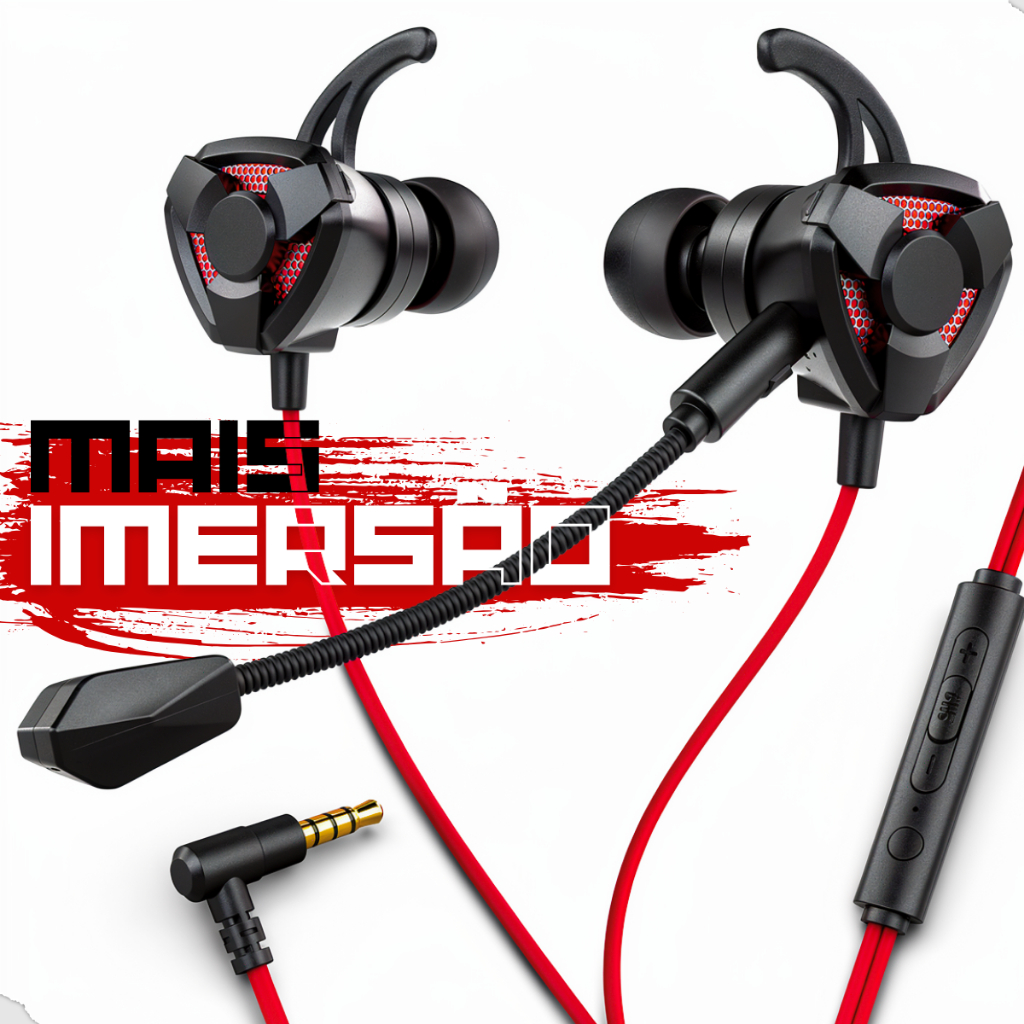 Fone ouvido Gamer Com Microfone headset Gamer Ps4 Xbox Celular PC