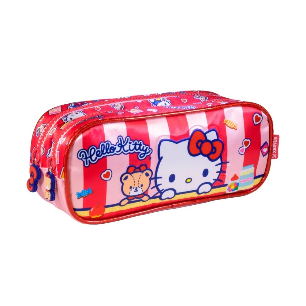 Estojo Triplo Amigos da Hello Kitty Luxcel EI42445SR cinnamoroll