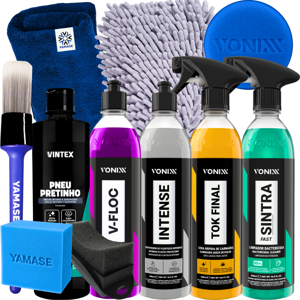 Kit Lavagem Completa Shampoo Cera Tok Final Intense Sintra Fast