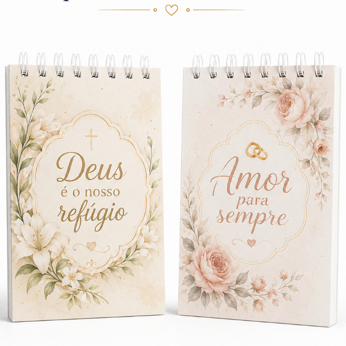 Kits com 10 a 65 Bloquinhos Personalizados A6 50 Folhas | Lembrancinhas, Eventos ou Datas Especiais