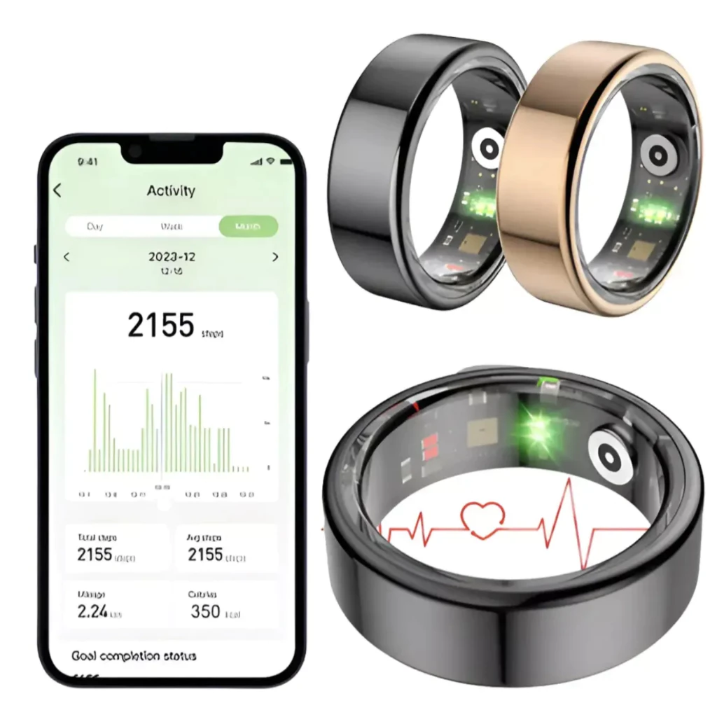 Smart Ring Anel Inteligente Em Aço Sport E Elegância
