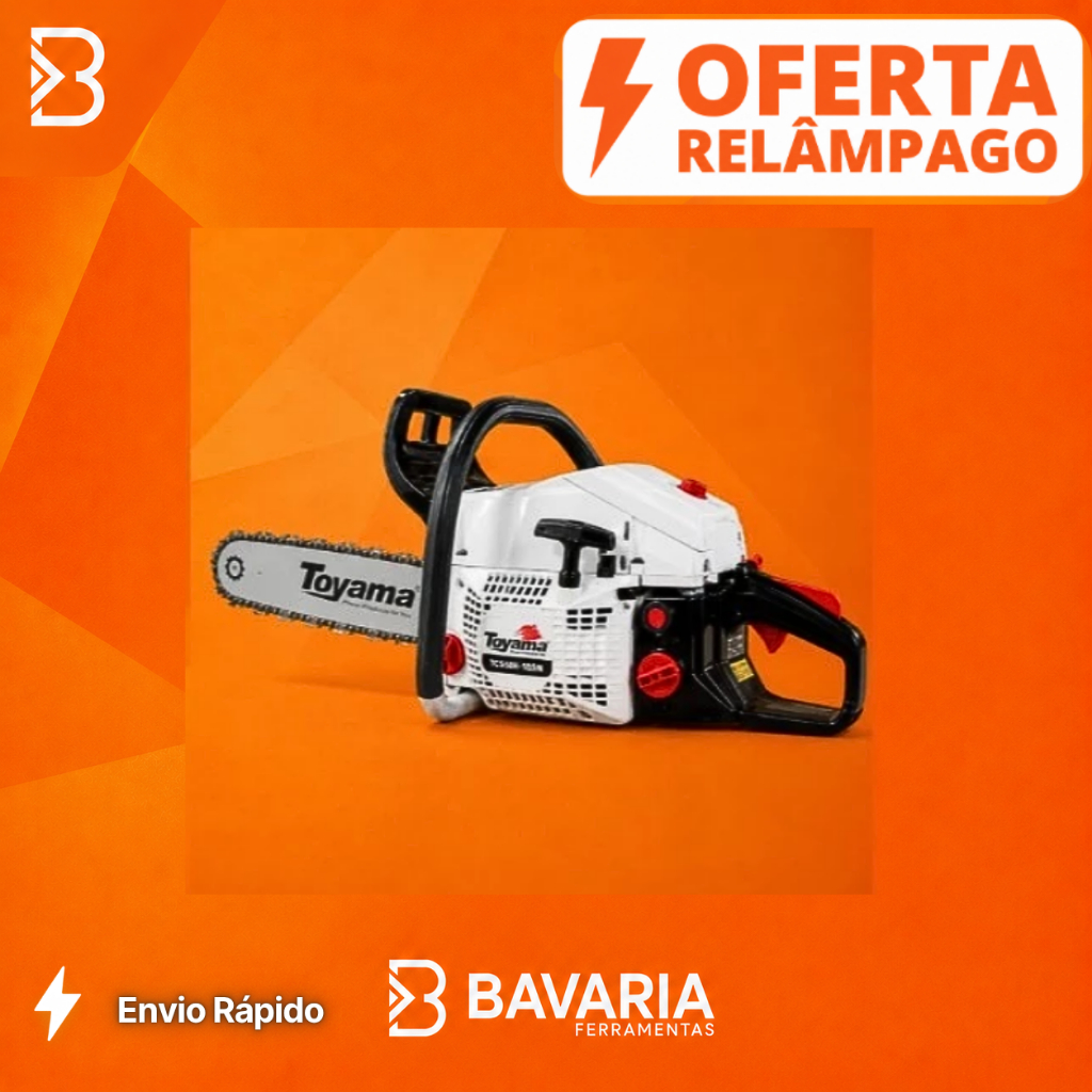 Motosserra Toyama TCS58H 54,4cc 3,2HP Sabre 18 Gasolina | Shopee
