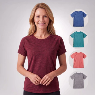 Camiseta Feminina Esportiva Dry Fit Poliéster Premium