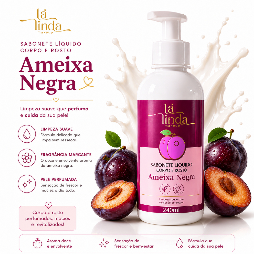Kit corporal Ameixa Negra: hidratante, sabonete e mais — foto 4
