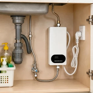 Aquecedor Elétrico de Água 3500W Instantâneo 110V para Cozinha e Banheiro