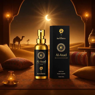 Perfume Masculino Al-Asad 15ml Eau de Parfum Importado Longa Duração Fragrância Intensa