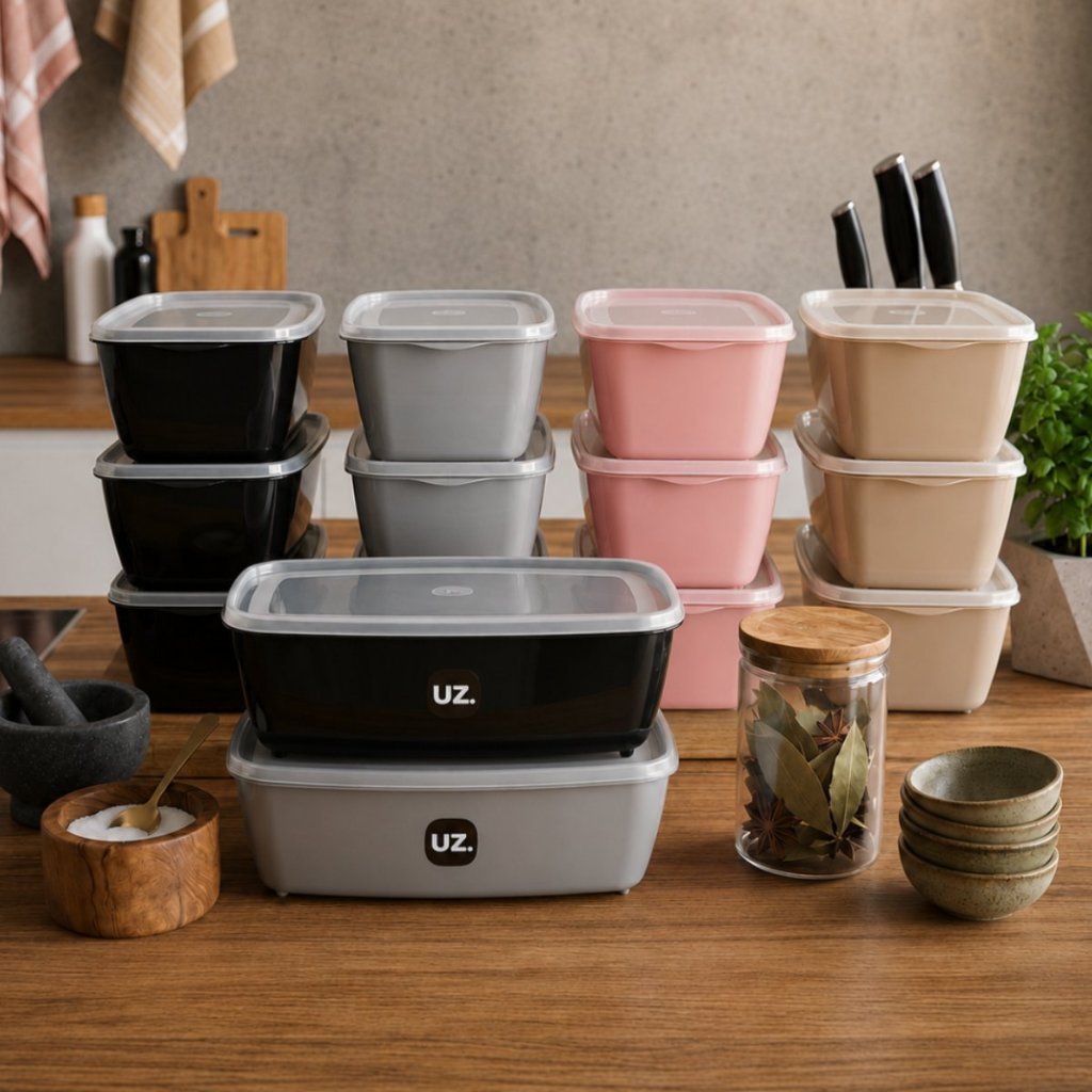 Kit 3 Pote Vasilhame Multiuso Marmita 3L Original UZ | Shopee Brasil