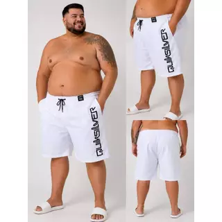 Bermuda Masculina Quiksilver Plus Size G1 G2 G3 Bolso Lateral