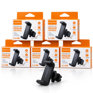 KIT 5 SUPORTES VEICULAR PARA CELULAR SAÍDA DE AR CONDICIONADO CARRO UNIVERSAL AJUSTÁVEL PORT CELULAR