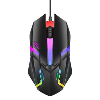 Mouse Gamer Com Fio Usb Led Profissional Para Jogos