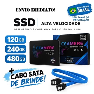 SSD 120GB 240GB 480GB Original Ceamere Com Windows e Office + Cabo SATA