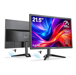 Monitor NOVANTE 21.5 Polegadas Full HD 100Hz 5ms, Alto-falantes Integrados, HDMI VGA, Suporte VESA para PC e Console