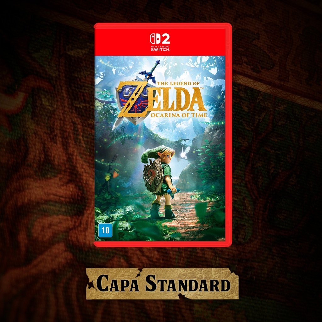 Zelda: Ocarina Of Time Capa Regular Nintendo Switch 2
