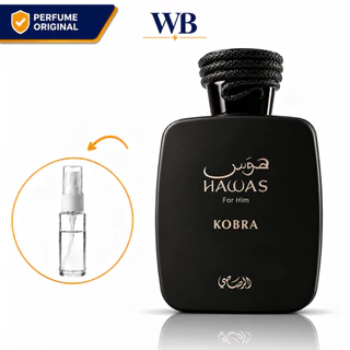 Hawas Kobra Perfume Árabe Masculino Amadeirado Marcante