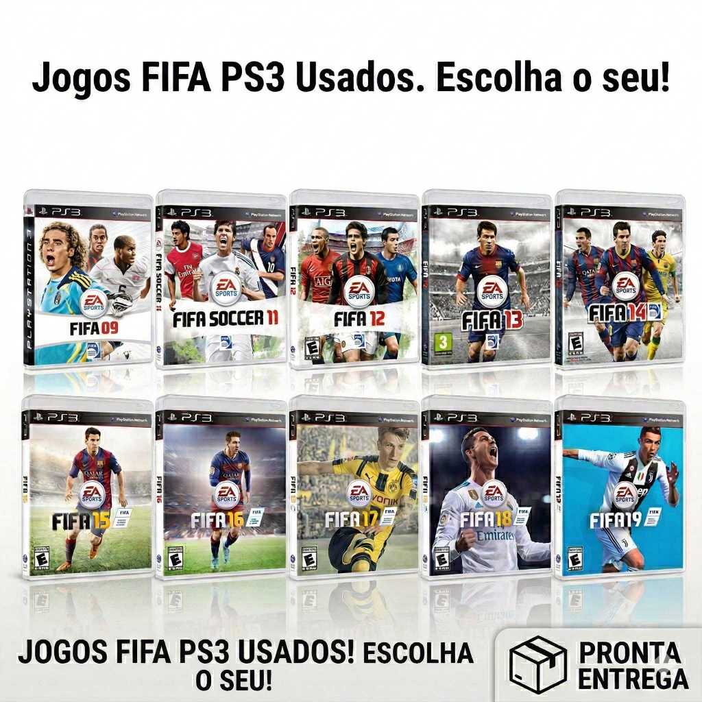 Jogo de Futebol PS3 FIFA Usados | Shopee Brasil