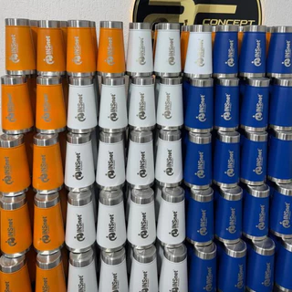 KIT COM 50 PÇS OU 75 PÇS COPOS TÉRMICOS 473M PERSONALIZADOS A LASER - SUA LOGO OU SEU NOME!