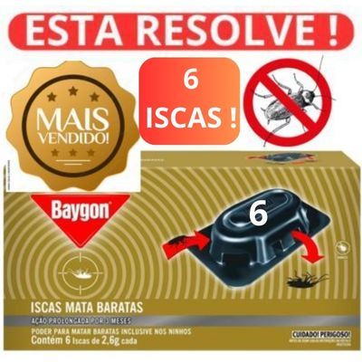 Isca Para Barata Baygon Iscas De Baratas Inseticida Baratas Francesinha ...