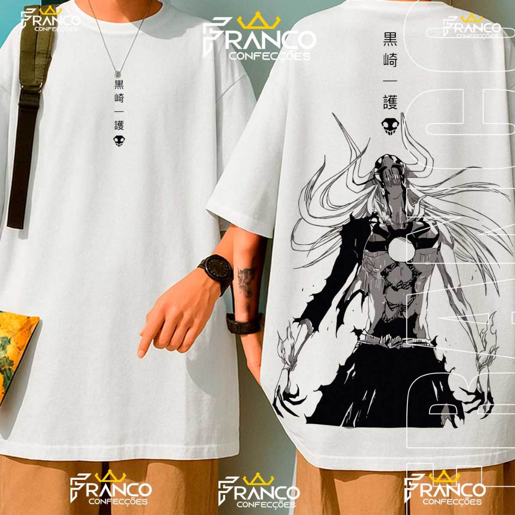 Bleach lança camisetas oversize 100% algodão e fãs já podem comprar