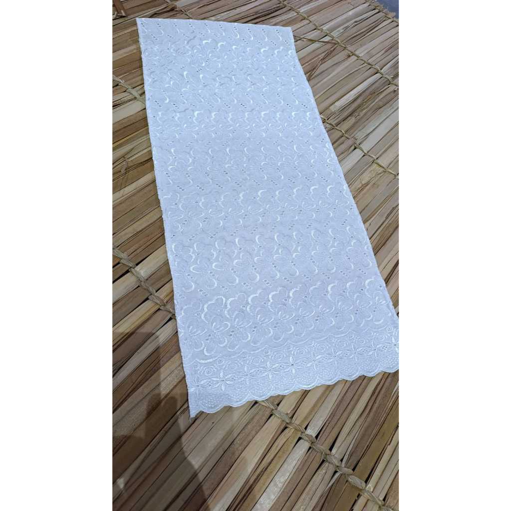 Pano de cabeça em LESE branco Ojá Touca ou Normal Umbanda e Candomblé ...