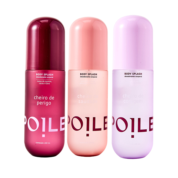 Kit Body Splash: Perigo, Saudade e Coragem (200ml cada)