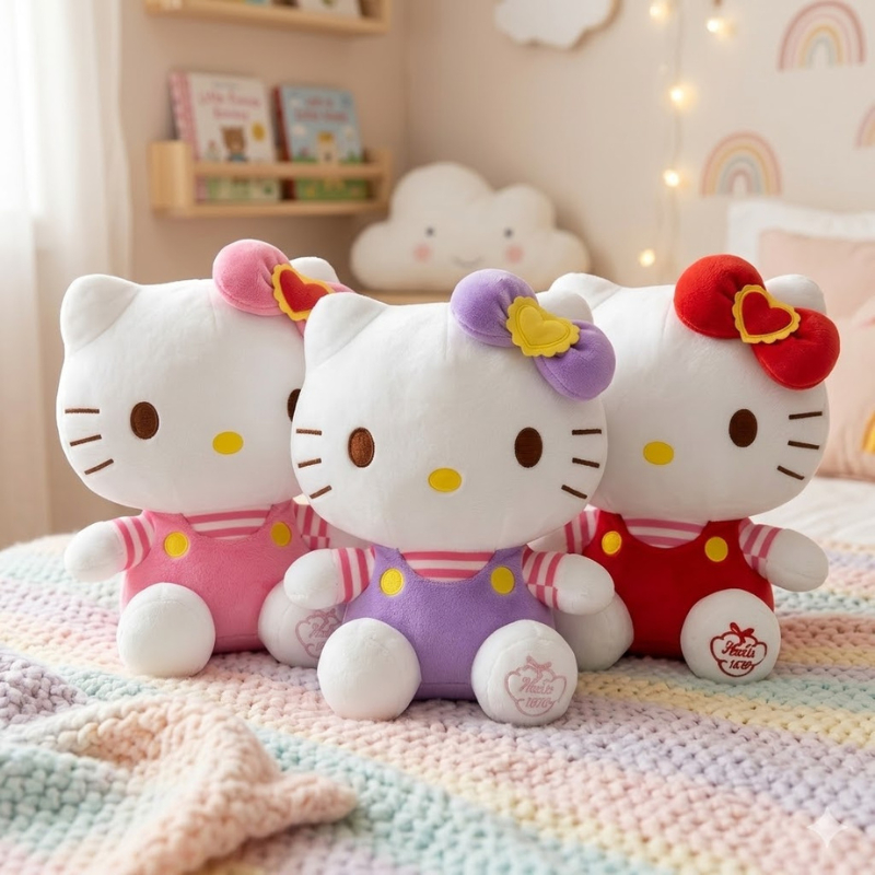 Pelucias Hello Kitty 20/35cm - Antialérgico - Sanrio - Kuromi - My