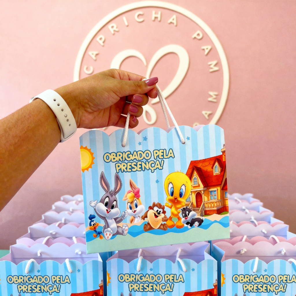hoooneymilk さま　専用 Caixinha de Milk Personalizada – Looney Tunes #0381 – É Tudo Festa