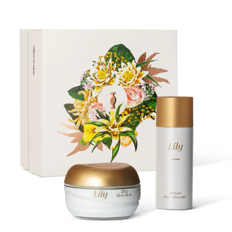 KIT LILY 2026 HIDRATANTE+BODYSPLASH | Shopee Brasil