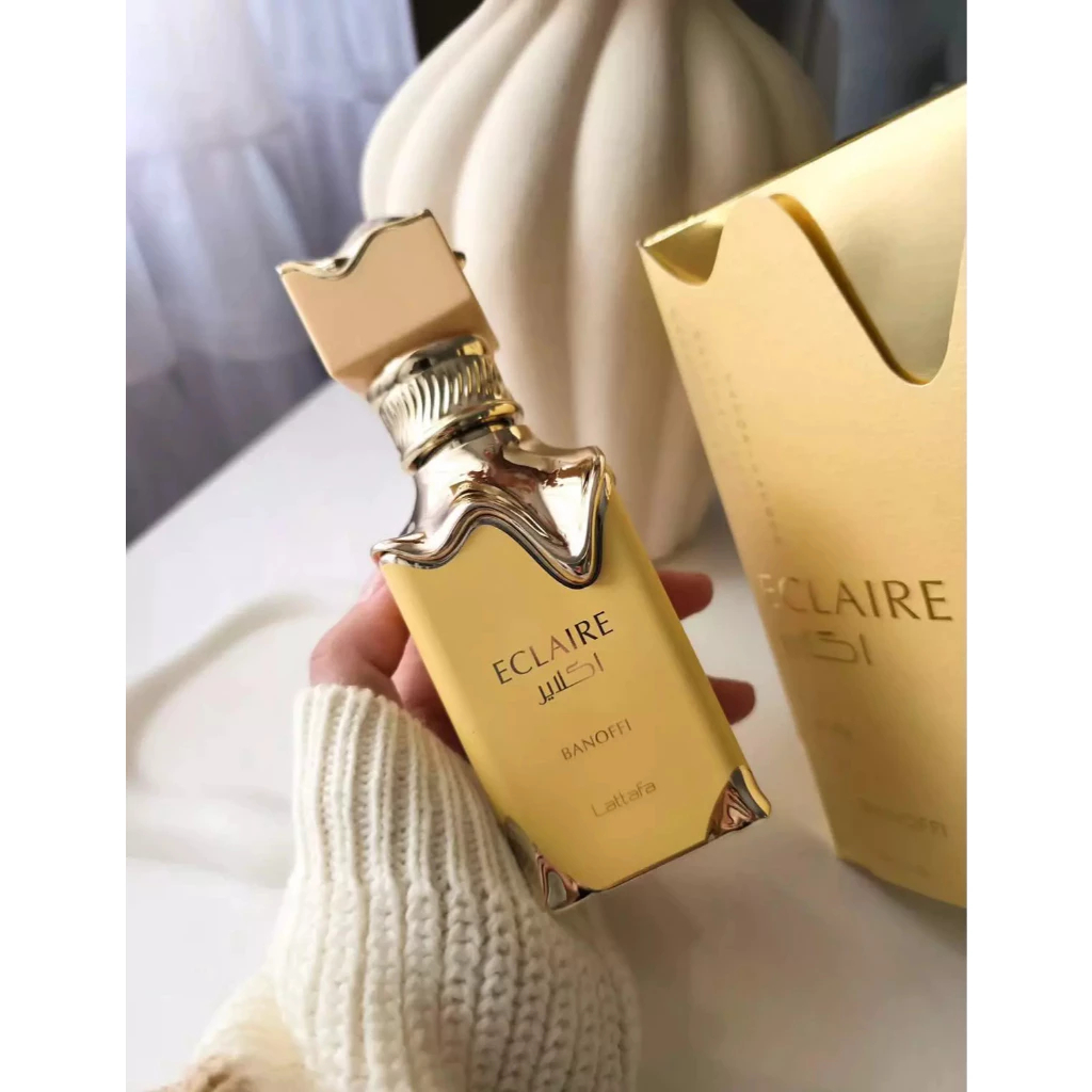 Perfume Eclaire/Banoffi/Pistache 100ml Lattafa Feminino Importado