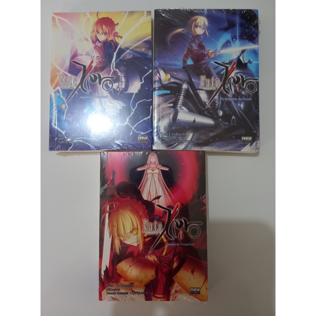 Kit Fate/Zero Vol. 4, 5 e 6 Light Novel - Português | Shopee Brasil