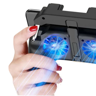 Controle Gamepad Com Cooler Para Celular Preto H10
