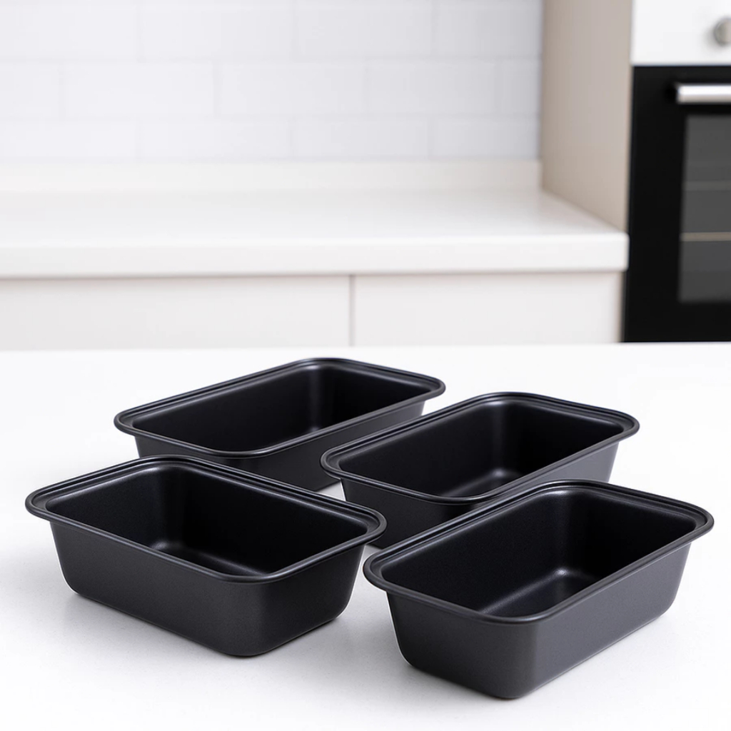 Kit 1, 2, 3 ou 4 Formas de Pão Antiaderente Bolo Inglês Assa