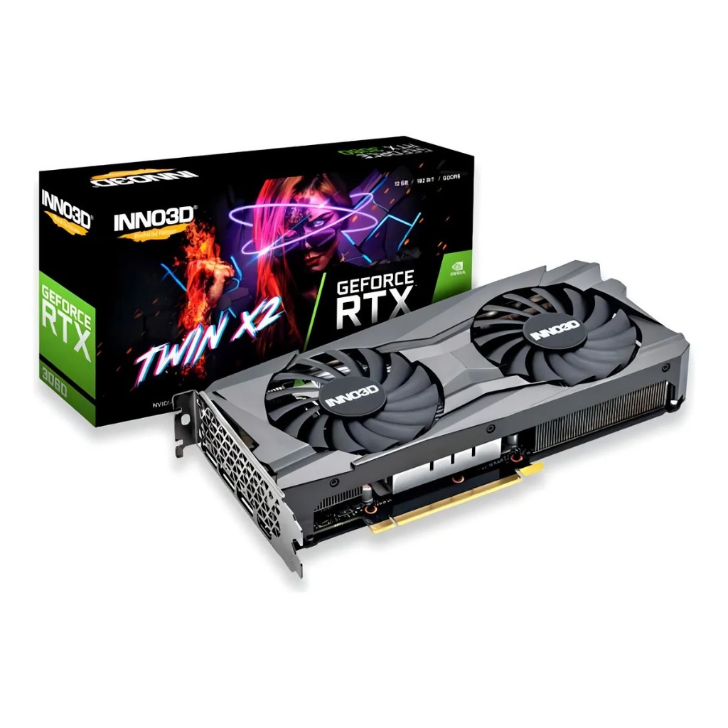 Placa de Video Palit GeForce RTX 3060 Dual, 12GB, GDDR6, 192-bit