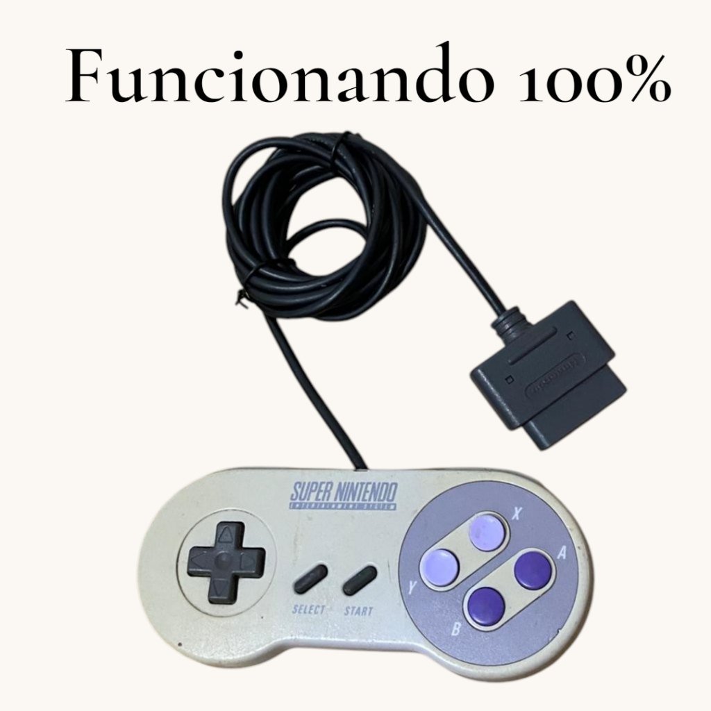 Controle P/ Super Nintendo SNES - Original | Shopee Brasil