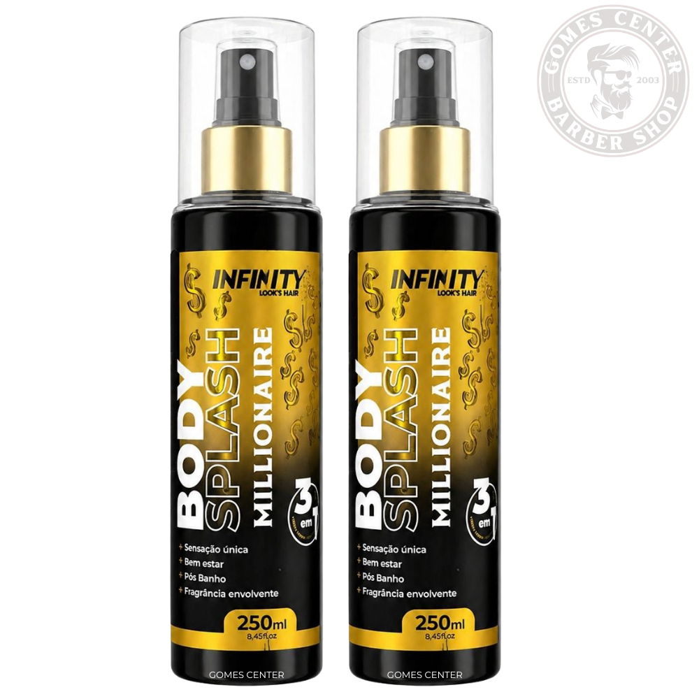 Kit 2x Body Splash Millionaire Infinitty - Sensação Única, Pós Banho ...