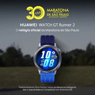 HUAWEI WATCH GT Runner 2, Smartwatch Relogio, Modo Maratona Inteligente, ECG, GPS