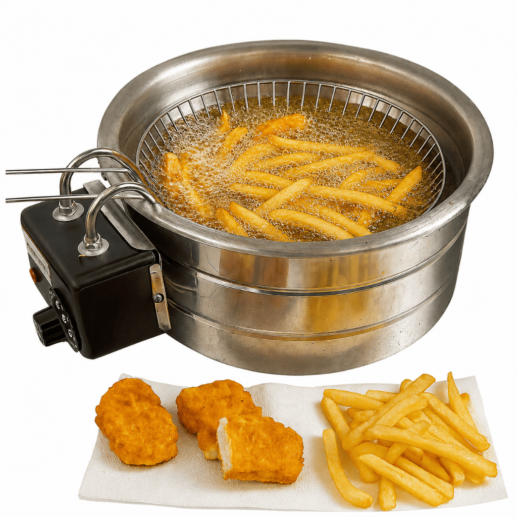 Fritadeira Elétrica em inox tacho 5 litros profissional em i