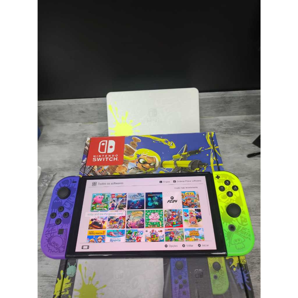 Console Nintendo Switch 32GB - Vermelho/Azul em Promoção na Shopee
