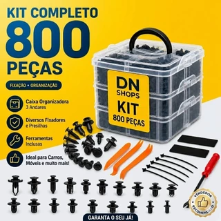 Grampo 800 Pecas Presilha Clipe Fixacao Carro Painel Rebite Presilha Universal Parachoque